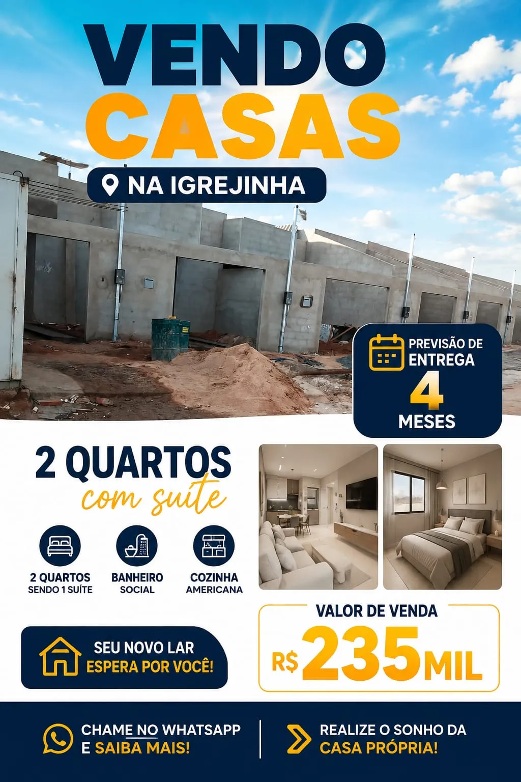 CASAS NA IGREJINHA (LANÇAMENTO - ENTREGA EM 4 MESES) — foto 1
